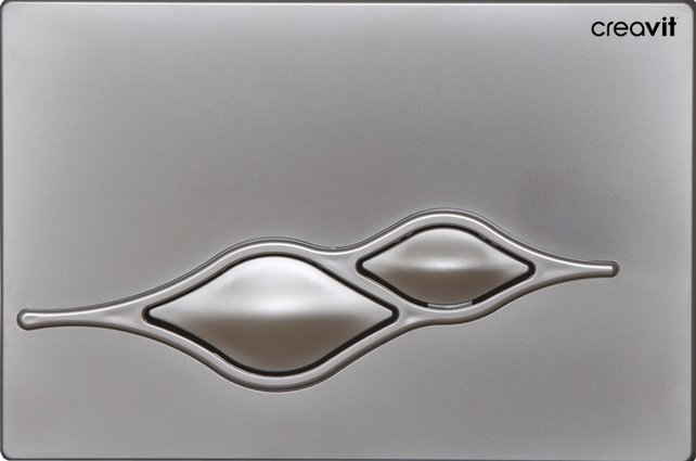 Drukplaat Mat Grijs Creavit Ufo Bedieningsplaat GP1003.00