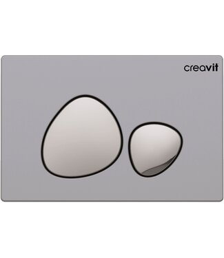 CREAVIT Drukplaat Mat Grijs Creavit Ufo Bedieningsplaat GP7003.00