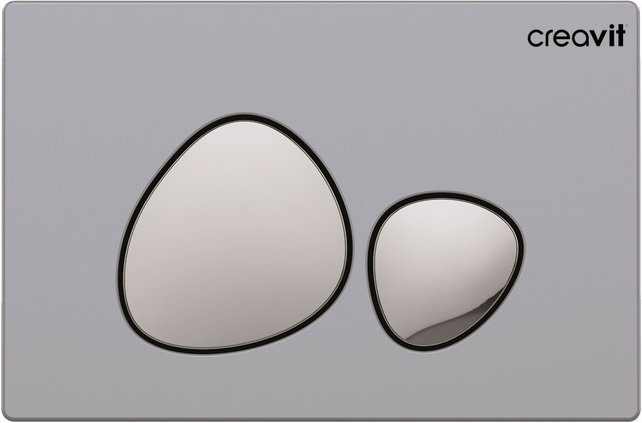 Drukplaat Mat Grijs Creavit Ufo Bedieningsplaat GP7003.00