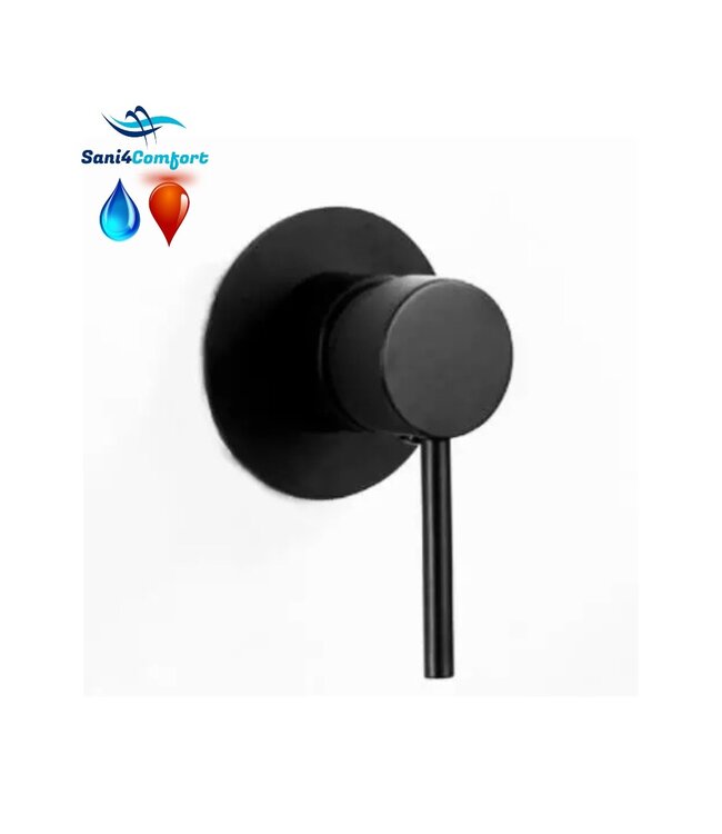 CREAVIT Compleet Randloos Toiletset Mat Zwart met Bidet Hangtoilet Bocchi Jet flush Randloos