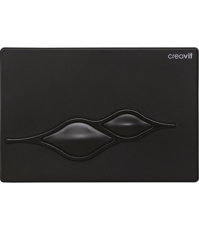 CREAVIT Compleet Randloos Toiletset Mat Zwart met Bidet Hangtoilet Bocchi Jet flush Randloos