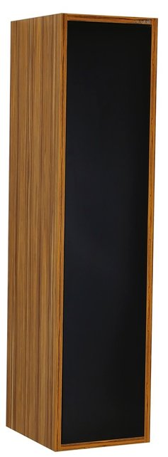 Badkamermeubel MASS Zwart-Bruin 50x85x50cm Keramische Wastafel 1 kraangat met overloop.