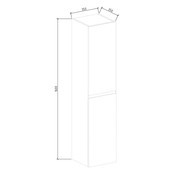 Badkamermeubel Callisto Diamond Walnoot 100x50x48cm Hangend 2 Lades Softclose Greeploos Mineraalmarmer Wastafel 1 Kraangaten Overloop