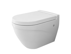 Hangtoilet Bocchi Taormina Arch Mat Wit met bidet incl. softclose toiletbril met spoelrand diepspoel