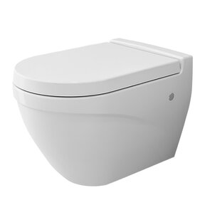 Hangtoilet Bocchi Taormina Arch Mat Wit met bidet incl. softclose toiletbril met spoelrand diepspoel