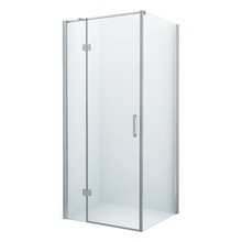 Douchecabine Wies 80x70cm Rechthoek Draaideur Antikalk Helder Glas Chroom Profiel 8mm Veiligheidsglas Easy Clean
