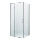 Douchecabine Wies 80x50cm Rechthoek Draaideur Antikalk Helder Glas Chroom Profiel 8mm Veiligheidsglas Easy Clean