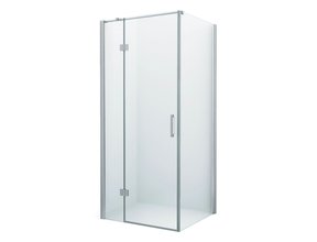 Douchecabine Wies 80x50cm Rechthoek Draaideur Antikalk Helder Glas Chroom Profiel 8mm Veiligheidsglas Easy Clean
