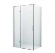 Douchecabine Wies 90x70cm Rechthoek Draaideur Antikalk Helder Glas Chroom Profiel 8mm Veiligheidsglas Easy Clean