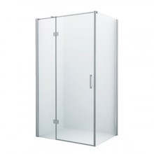 Douchecabine Wies 90x70cm Rechthoek Draaideur Antikalk Helder Glas Chroom Profiel 8mm Veiligheidsglas Easy Clean