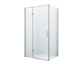 Douchecabine Wies 90x50cm Rechthoek Draaideur Antikalk Helder Glas Chroom Profiel 8mm Veiligheidsglas Easy Clean