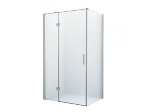 Douchecabine Wies 100x130cm Rechthoek Draaideur Antikalk Helder Glas Chroom Profiel 8mm Veiligheidsglas Easy Clean