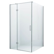 Douchecabine Wies 110x140cm Rechthoek Draaideur Antikalk Helder Glas Chroom Profiel 8mm Veiligheidsglas Easy Clean
