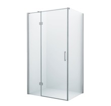 Douchecabine Wies 110x130cm Rechthoek Draaideur Antikalk Helder Glas Chroom Profiel 8mm Veiligheidsglas Easy Clean