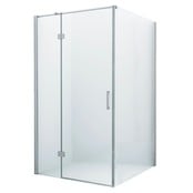 Douchecabine Wies 110x90cm Rechthoek Draaideur Antikalk Helder Glas Chroom Profiel 8mm Veiligheidsglas Easy Clean