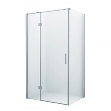 Douchecabine Wies 120x110cm Rechthoek Draaideur Antikalk Helder Glas Chroom Profiel 8mm Veiligheidsglas Easy Clean