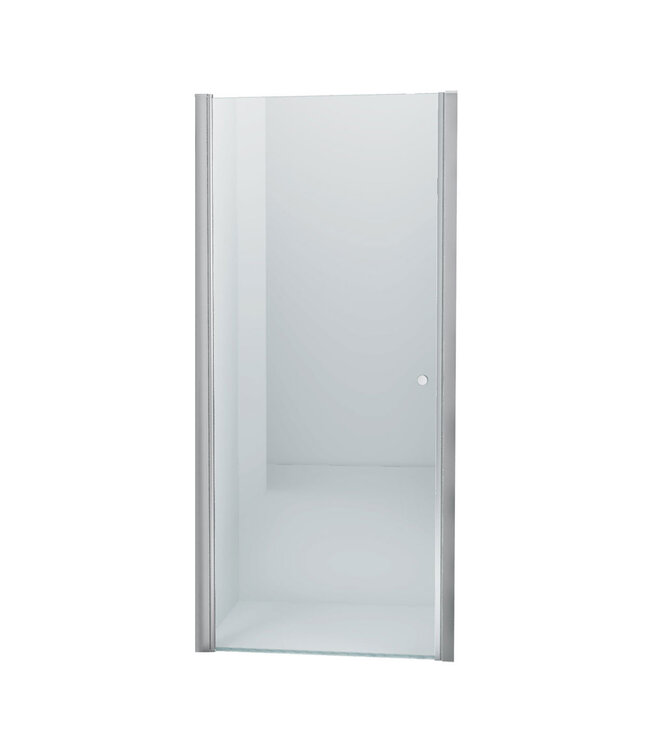 Glazen Douchedeur 100cm - Mania Helder Glas Nisdeur met Draaideur - Verstelbaar Swingdeur met Antikalk