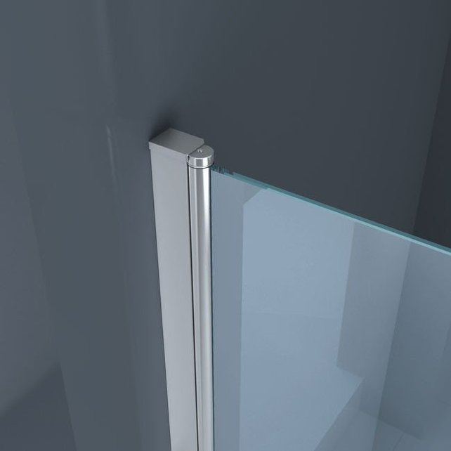 Pendeldeur met Glazen Douchedeur 80cm - Mania Helder Glas Nisdeur met Draaideur - Antikalk en Verstelbaar