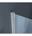 Pendeldeur met Glazen Douchedeur 80cm - Mania Helder Glas Nisdeur met Draaideur - Antikalk en Verstelbaar