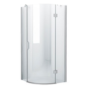 Douchecabine Kwartrond Draaideur Rechtsdraaiend 90x90x200cm Antikalk Helder Glas Chroom Profiel 8mm Veiligheidsglas Easy Clean Douchecabine Kwartrond Draaideur Rechtsdraaiend 90x90x200cm Antikalk Helder Glas Chroom Profiel 8mm Veiligheidsglas Easy Clean