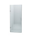 Douchedeur Nisdeur Draaideur 100x200cm Antikalk Helder Glas Chroom Profielloos 8mm Veiligheidsglas Easy Clean