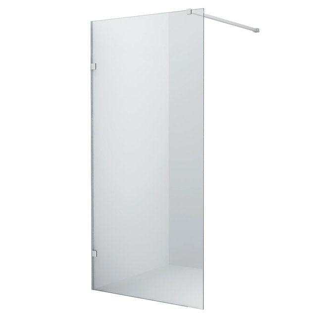 Inloopdouche 80x200cm Antikalk Helder Glas Chroom Profielloos 8mm Veiligheidsglas Easy Clean