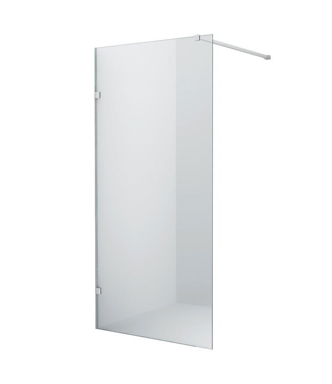 Inloopdouche 80x200cm Antikalk Helder Glas Chroom Profielloos 8mm Veiligheidsglas Easy Clean