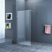 Inloopdouche 100x200cm Antikalk Helder Glas Chroom Profielloos 8mm Veiligheidsglas Easy Clean