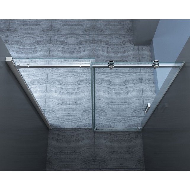 Douchedeur Slice Nisdeur Schuifdeur 110x200cm Antikalk Helder Glas Chroom Profiel 8mm Veiligheidsglas Easy Clean Douchedeur Slice Nisdeur Schuifdeur 110x200cm Antikalk Helder Glas Chroom Profiel 8mm Veiligheidsglas Easy Clean
