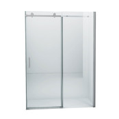 Douchedeur Slice Nisdeur Schuifdeur 140x200cm Antikalk Helder Glas Chroom Profiel 8mm Veiligheidsglas Easy Clean