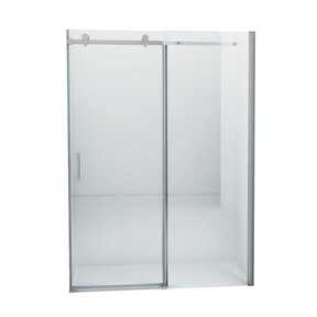 Douchedeur Slice Nisdeur Schuifdeur 140x200cm Antikalk Helder Glas Chroom Profiel 8mm Veiligheidsglas Easy Clean