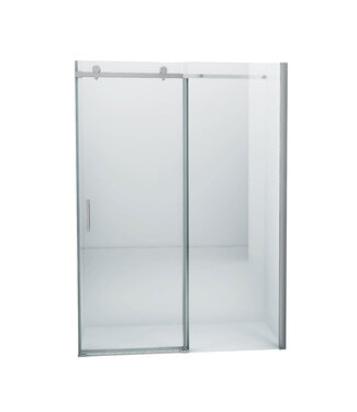 Douchedeur Slice Nisdeur Schuifdeur 160x200cm Antikalk Helder Glas Chroom Profiel 8mm Veiligheidsglas Easy Clean