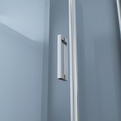 Douchedeur Slice Nisdeur Schuifdeur 160x200cm Antikalk Helder Glas Chroom Profiel 8mm Veiligheidsglas Easy Clean Douchedeur Slice Nisdeur Schuifdeur 160x200cm Antikalk Helder Glas Chroom Profiel 8mm Veiligheidsglas Easy Clean