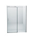 Douchedeur Slice Nisdeur Schuifdeur 170x200cm Antikalk Helder Glas Chroom Profiel 8mm Veiligheidsglas Easy Clean