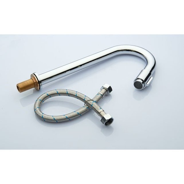 Parro Mini Toilet Fonteinset met Handdoekhouder Chroom Kraan, Sifon en Push-UP Waskom Natuursteen