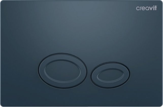 Hangtoiletset Mat Basalt Randloos Creavit Freedom Toiletset met GP5003 + Drukplaat + WC bril Softclose Mat Basalt Hangtoiletset Mat Basalt Randloos Creavit Freedom Toiletset met GP5003 + Drukplaat + WC bril Softclose Mat Basalt