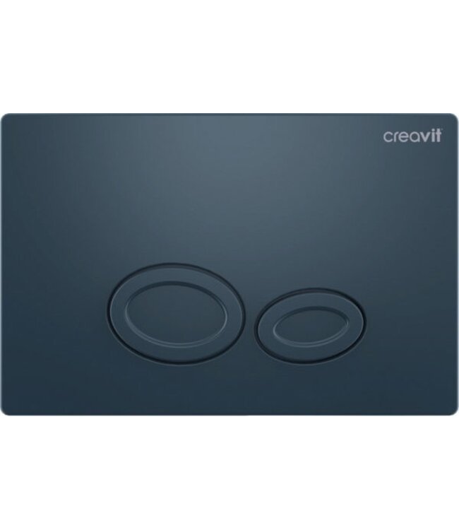 Hangtoiletset Mat Basalt Randloos Creavit Freedom Toiletset met GP5003 + Drukplaat + WC bril Softclose Mat Basalt