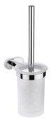 Toiletborstelhouder Quera Chroom Met glas