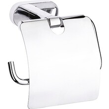 Toiletrolhouder Quera Chroom Messing met klepje