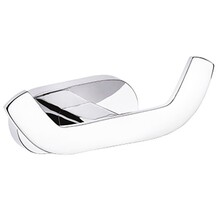 Handdoekhaak Quera Chroom Messing  Dubbel Haak