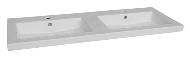 Wastafel 120cm dubbele wasbak SaniPro Trend 120x47x5 cm keramiek rechthoekig met overloop kraangat 2 of zonder kraangat Wastafel 120cm dubbele wasbak SaniPro Trend 120x47x5 cm keramiek rechthoekig met overloop kraangat 2 of zonder kraangat