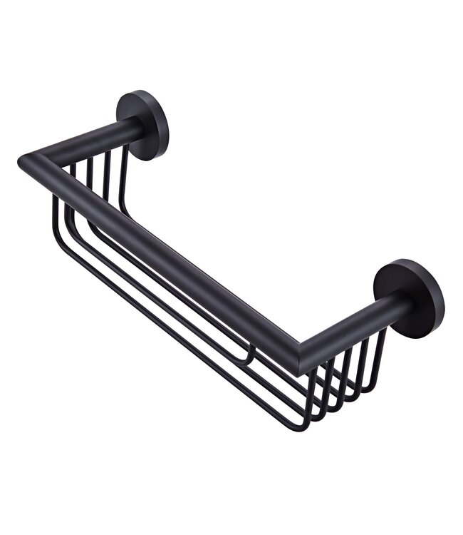 CREAVIT Doucherek Chroom Creavit Aloni Badrek Shampoo houder 25cm Messing