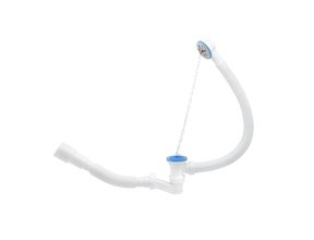 Flexibele bad sifon  met crepine Ø50mm