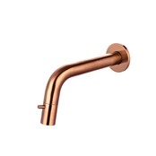 SaniPro PARRO Mini Toilet Fonteinset inbouw fonteinkraan Koper Planchet met Handdoekhouder Natuursteen waskom met draaiknop Pushup Sifon 40x22x8cm