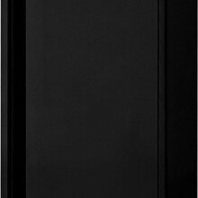 Creavit Sally Kolomkast Mat Zwart 160x40x35cm Greeploos Badkamerkast Handdoekenkast badmeubel