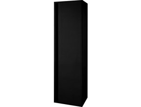 Creavit Sally Kolomkast Mat Zwart 160x40x35cm Greeploos Badkamerkast Handdoekenkast badmeubel