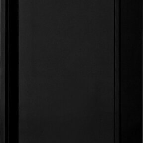 Creavit Sally Kolomkast Mat Zwart 160x40x35cm Greeploos Badkamerkast Handdoekenkast badmeubel