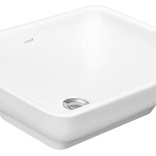 Keramische Wastafel 50x40x15cm Creavit Sedef  Rechthoek zonder kraangat en overloop