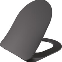 Creavit Freedom Toiletbril Mat Antraciet duroplast softclose toiletzitting 36x44,5cm