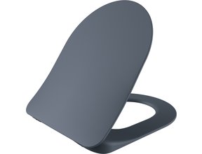 Creavit Freedom Toiletbril Mat Basalt duroplast softclose toiletzitting 36x44,5cm